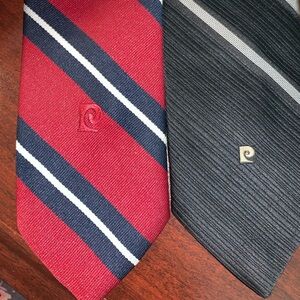 2- Vintage Pierre Cardin Ties